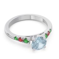 Cathedral Pave Sari Ring