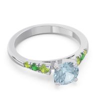 Cathedral Pave Sari Ring