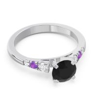 Cathedral Pave Sari Ring
