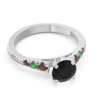 Cathedral Pave Sari Ring