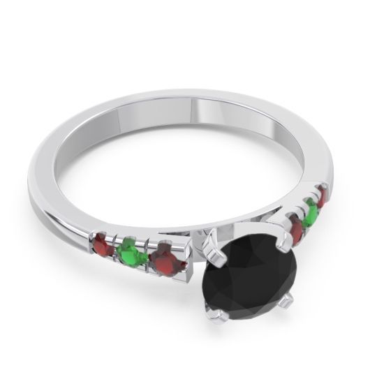 Cathedral Pave Sari Ring