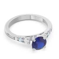 Cathedral Pave Sari Ring