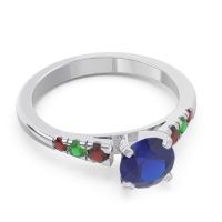 Cathedral Pave Sari Ring
