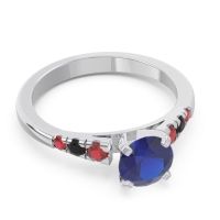 Cathedral Pave Sari Ring