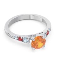 Cathedral Pave Sari Ring