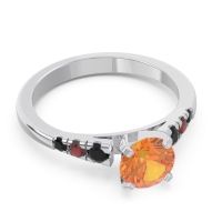 Cathedral Pave Sari Ring