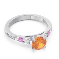 Cathedral Pave Sari Ring