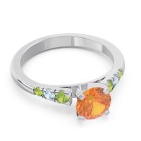 Cathedral Pave Sari Ring