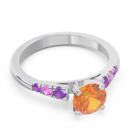 Cathedral Pave Sari Ring