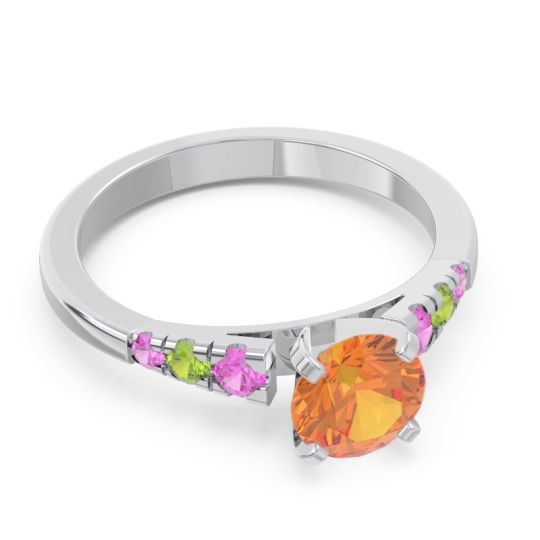 Cathedral Pave Sari Ring