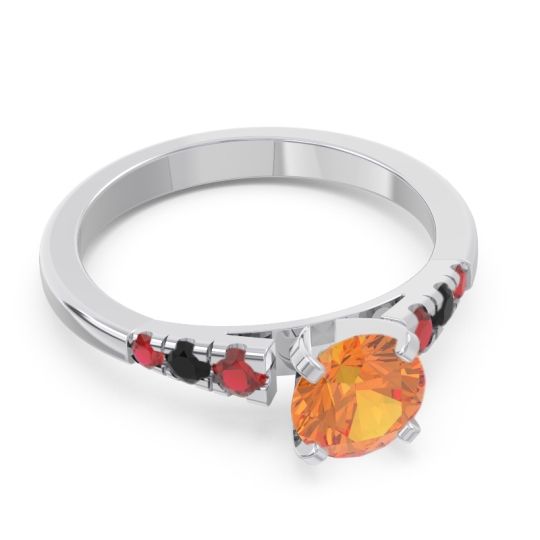 Cathedral Pave Sari Ring