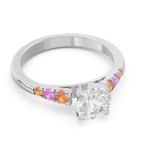 Cathedral Pave Sari Ring
