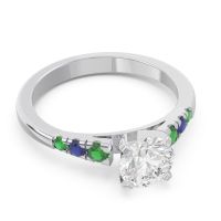 Cathedral Pave Sari Ring