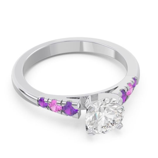 Cathedral Pave Sari Ring