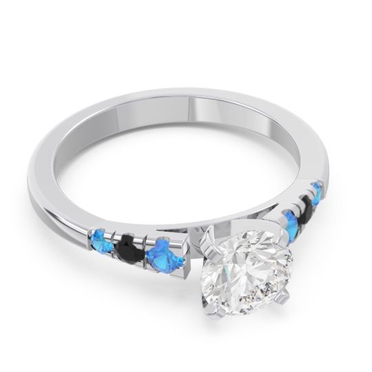 Cathedral Pave Sari Ring