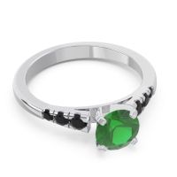 Cathedral Pave Sari Ring