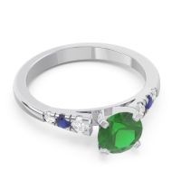 Cathedral Pave Sari Ring