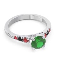 Cathedral Pave Sari Ring