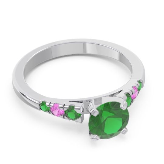 Cathedral Pave Sari Ring