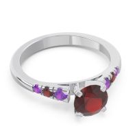 Cathedral Pave Sari Ring