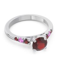 Cathedral Pave Sari Ring