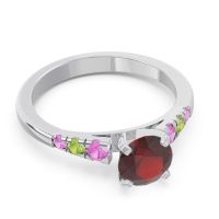 Cathedral Pave Sari Ring