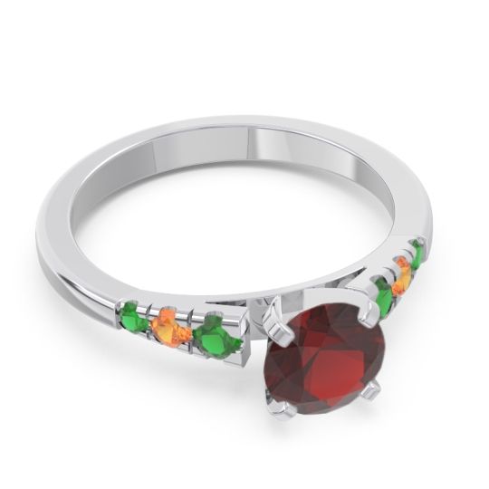 Cathedral Pave Sari Ring
