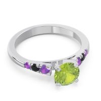 Cathedral Pave Sari Ring