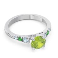 Cathedral Pave Sari Ring