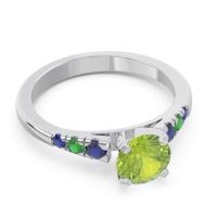 Cathedral Pave Sari Ring