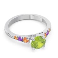Cathedral Pave Sari Ring