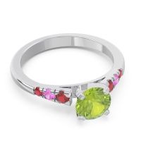 Cathedral Pave Sari Ring