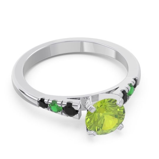 Cathedral Pave Sari Ring