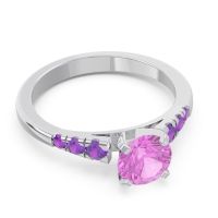 Cathedral Pave Sari Ring