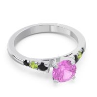 Cathedral Pave Sari Ring