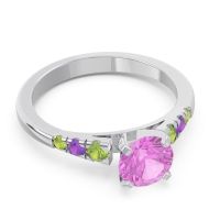 Cathedral Pave Sari Ring