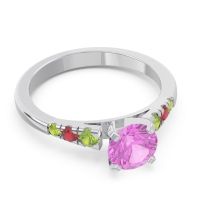 Cathedral Pave Sari Ring
