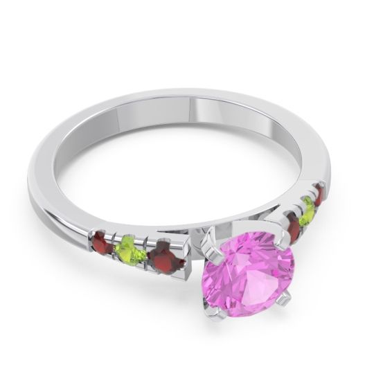 Cathedral Pave Sari Ring