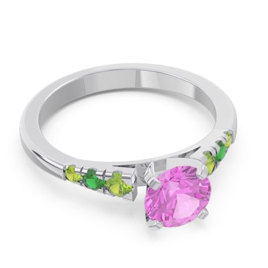 Cathedral Pave Sari Ring