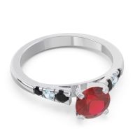 Cathedral Pave Sari Ring