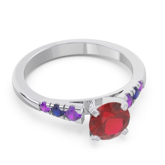 Cathedral Pave Sari Ring