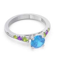 Cathedral Pave Sari Ring