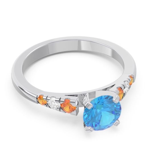 Cathedral Pave Sari Ring