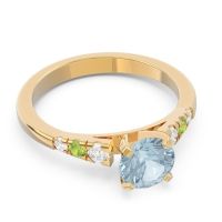 Cathedral Pave Sari Ring