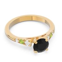 Cathedral Pave Sari Ring