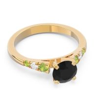 Cathedral Pave Sari Ring