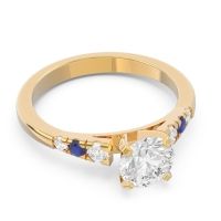 Cathedral Pave Sari Ring