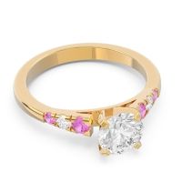 Cathedral Pave Sari Ring