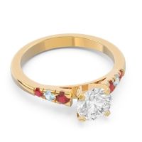 Cathedral Pave Sari Ring