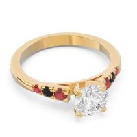 Cathedral Pave Sari Ring